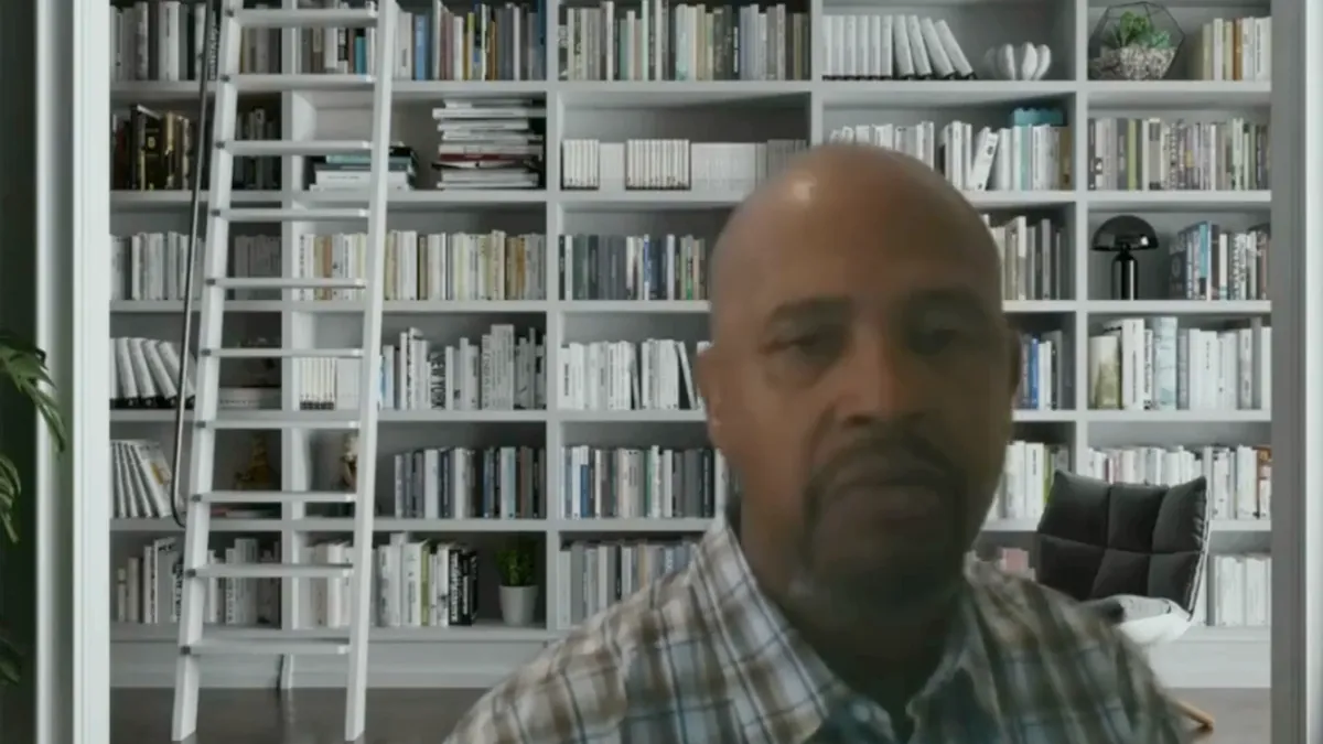 Delano Jones, President of North Compass Consulting, speaking in a video testimonial